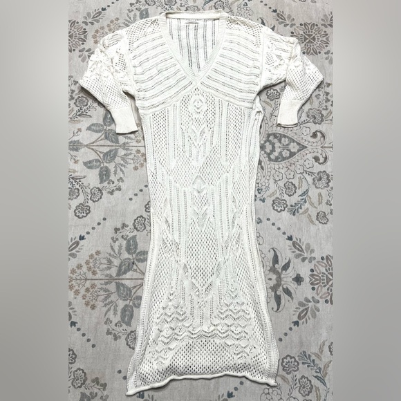 Anthropologie Other - Anthropologie Beach & Vacation Knit Midi Swimsuit Cover-Up Size Small Petite